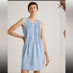 Quince 100% Organic Cotton Gauze Sleeveless Swing Dress, NWT , Various
